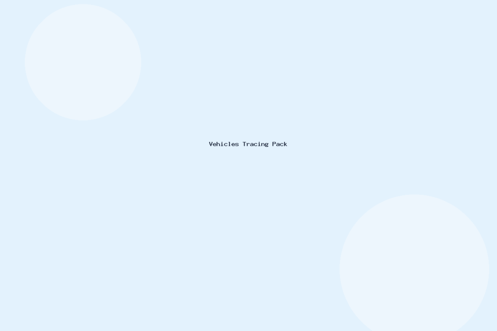 Vehicles Tracing Pack